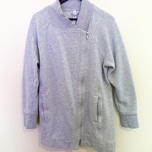 Lululemon Fleece Asymmetrical Zip-Up Jacket Sz 12